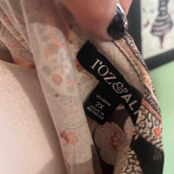 Roz & Ali 2x Sleeveless Womens Top -EUC - Picture 7 of 11